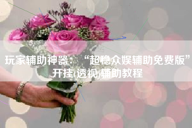 玩家辅助神器：“超稳众娱辅助免费版”开挂(透视)辅助教程