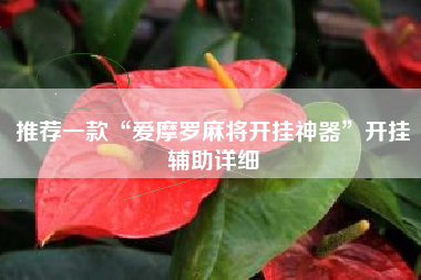 推荐一款“爱摩罗麻将开挂神器	”开挂辅助详细