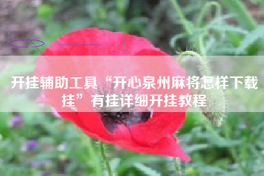 开挂辅助工具“开心泉州麻将怎样下载挂	”有挂详细开挂教程