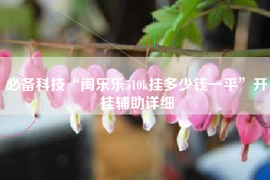必备科技“闽乐乐510k挂多少钱一平”开挂辅助详细