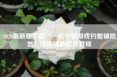 2026最新版下载“一起宁德游戏钓蟹辅助器”详细辅助软件教程