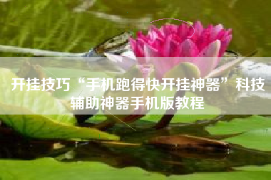 开挂技巧“手机跑得快开挂神器”科技辅助神器手机版教程