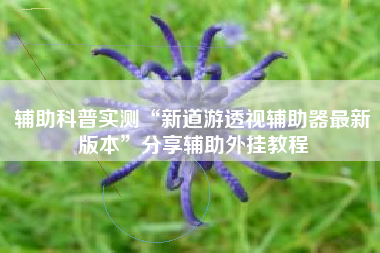 辅助科普实测“新道游透视辅助器最新版本”分享辅助外挂教程