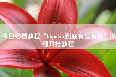 今日必看教程“hhpoker到底有没有挂”详细开挂教程! 今日必看教程“hhpoker到底有没有挂”详细开挂教程!